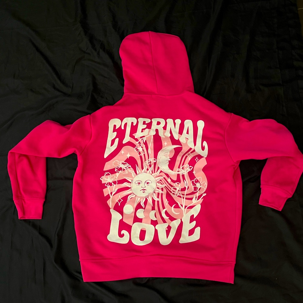 Pink Zip up Hoodie